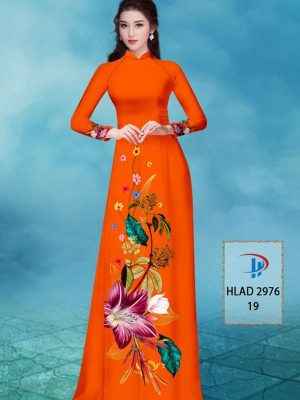 Vải Áo Dài Hoa In 3D AD HLAD2976 27